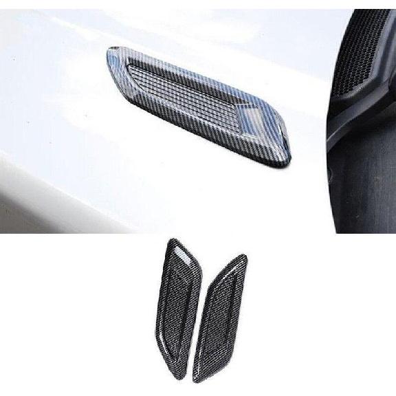 For BMW 5 Series M5 2011-2017 Carbon Fiber Side Fender Air Wing Vent Cover Trim