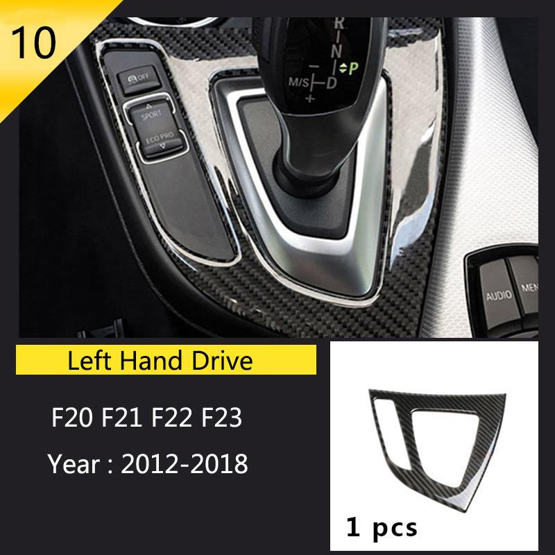 For BMW 1 2 Series F20 F21 F22 F23 Carbon fiber Car Control CD Panel Cover Trim Air conditioning Outlet Frame Decoration Sticker LNYCP1