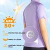 Speedo Rashguard Femme Essentiel- Bonbon Dur-Blanc