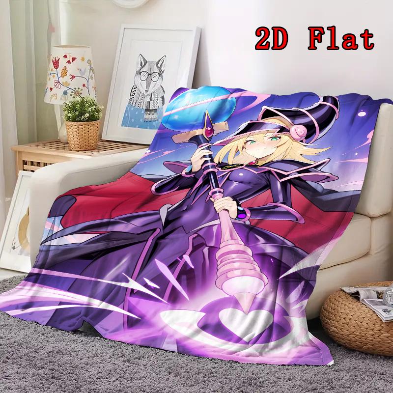 Dark Magician Girl 2D Flat Pattern Flannel Blanket High quality All Seasons Warmth and Comfort Perfect for Christmas Gifts.NMT0928637