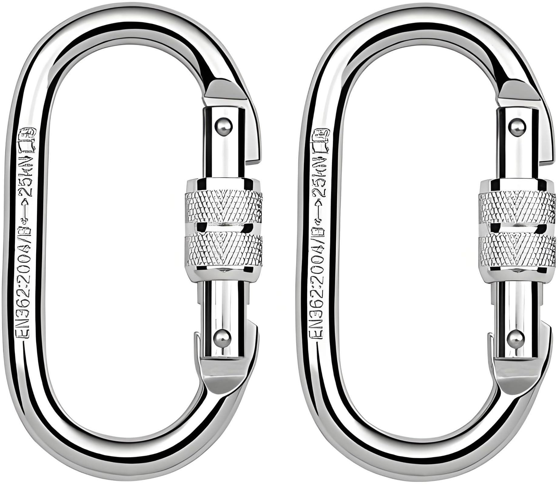 

Huang Yem Load Aluminum Alloy with Spring Carabiner for and Pets Large, Heavy-Duty Carabiner, Auto-Locking, 25kN/5600lbs Capacity, Construction, Hook,