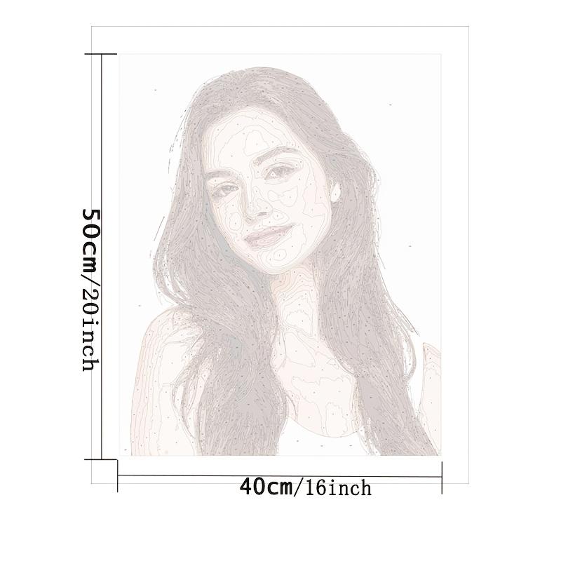 Paint by Numbers DIY Acrylic Paint by Number Kit - Custom Photo Canvas Portraits, Frame Artwork Home Decor, Photo Artwork, Family Portraits