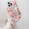 Luxury 3D Floral Phone Case For XiaoMi 15 Ultra 14 Pro 14T 14A Plus 13 Lite 13T 12 12T 12S 12X 5G Handmade Pearl Crystal Rhinestone Cover