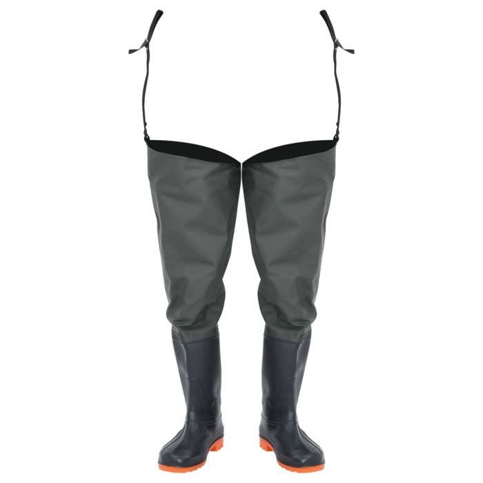 VidaXL Cuissardes vert foncé taille 38-46 PVC