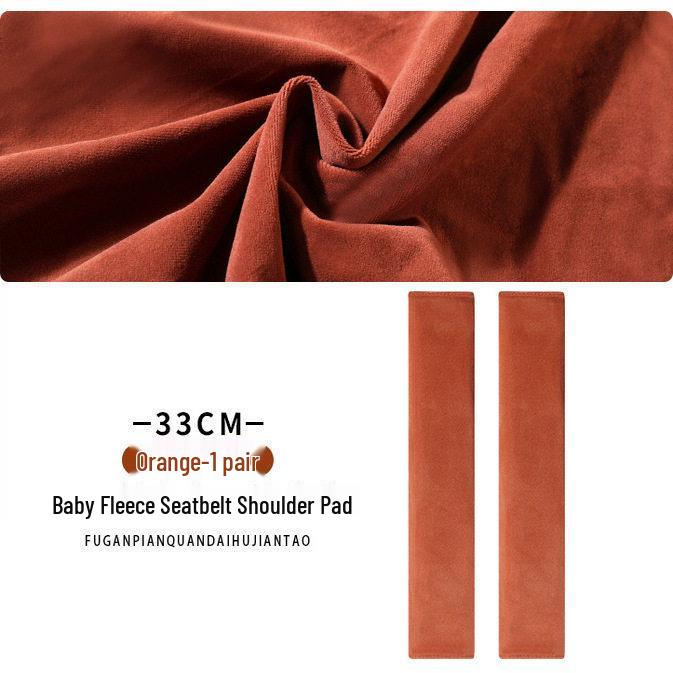 Luxurious Baby Velvet 33cm Seat Belt Shoulder Pad for Mercedes Li Xiang