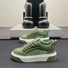 Single net youth casual board shoes summer mesh breathable lightweight thick-soled outdoor sports skateboard shoes