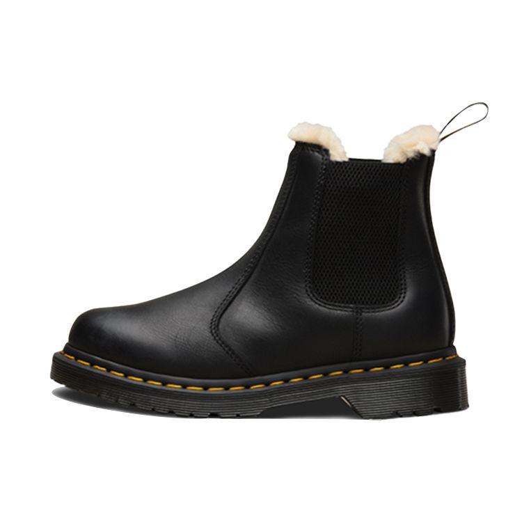 Dr. Martens Leather Versatile Fashion 13.5cm Boots Women boots Black 21045001