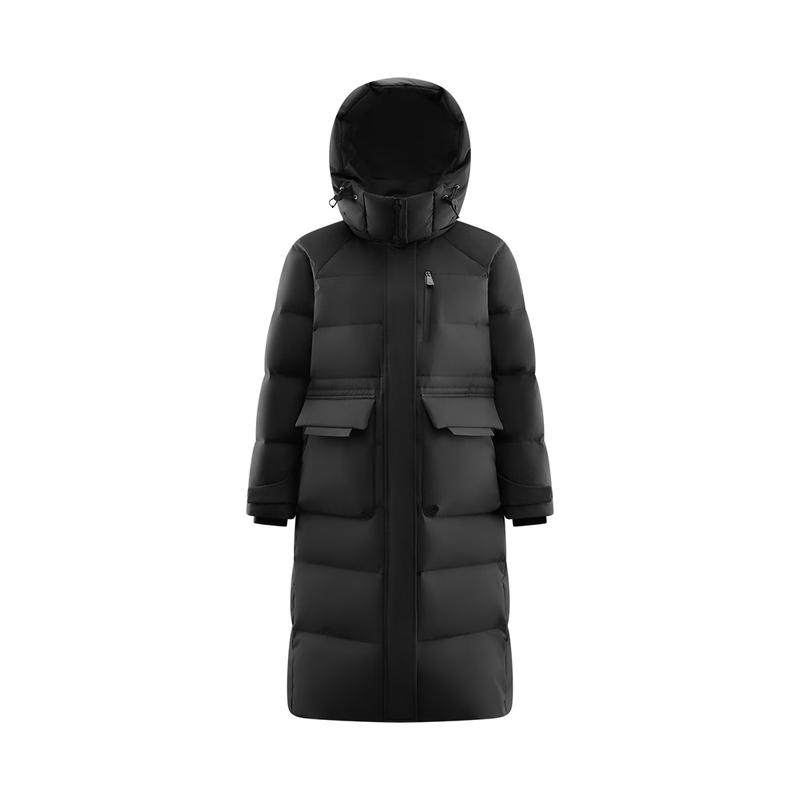 Aolaiyi Snow Armor Series 2025 Women's Long Hooded Duck Down Jacket