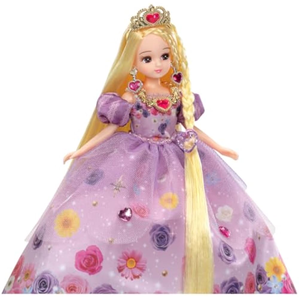 Takara Tomy Licca-chan Doll LD-31 Fantasy Princess Flower Long Hair Licca-chan Dress Up Playhouse...