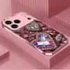 Diamond Love Madam Protect PhoneCase Glass PhoneCase for iPhone 17 16 15 14 13 12 11pm Pro Plus Dropresistant cellphone Female
