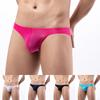 Thin Men Underwear Underpants White/Black/Rose Red/Sapphire