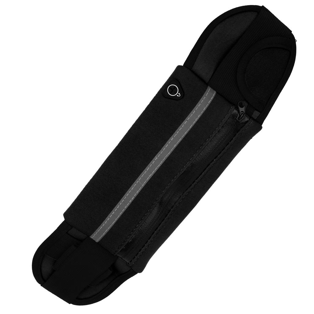 Running Waist Belt Bag Comfortable Unisex Waist Packs for Workout Cycling TravellingBlack