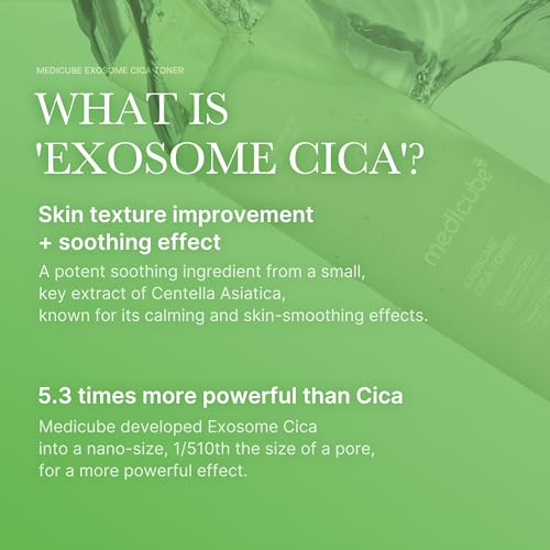 Medicube Exosome Cica Toner Moisture Moisture Barrier Hydration Lotion Basic Cosmetics Korean Skin Care Korean Cosmetics Moist