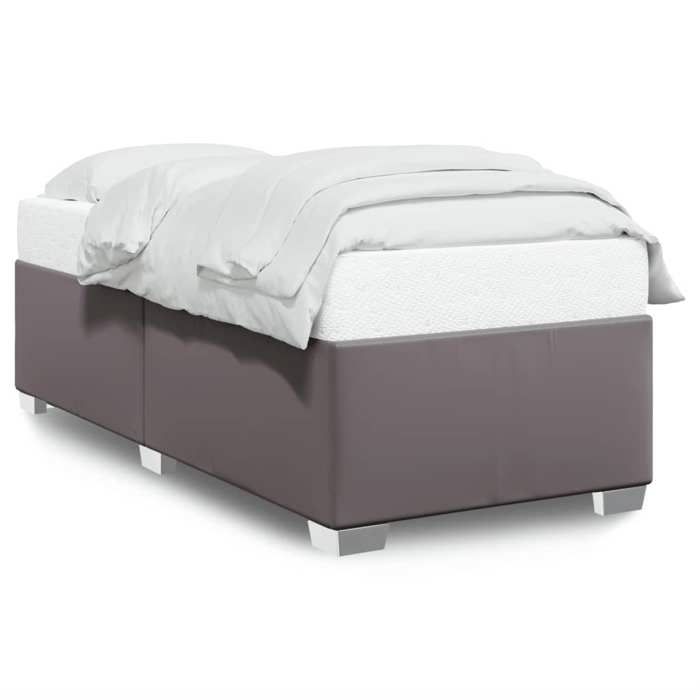 VidaXL Cadre de lit sans matelas gris 90x200 cm similicuir 3284542