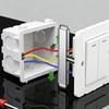 12/1PCS Dark Box Repair Screw Fix Tool 86type Wall Mount Electrical Plug Switch Outlet Socket Back Cassette Replacement Clip Kit