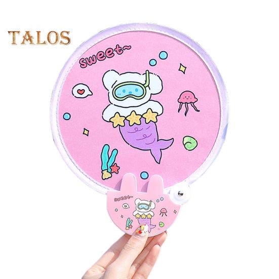 

Мультяшний Складаний Круглий Віяло з Фотографічним Відбивачем Портативний Легкий Кишенькового Розміру Для Подорожей На Відкритому Повітрі Кемпінгу Пікніка Літній Ручний Віяло A