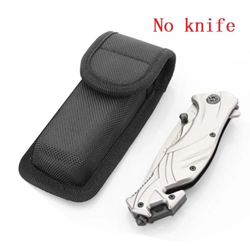 1 Pieza Funda de Nylon Navaja Plegable Herramienta Linterna Presilla para Cinturón Estuche Portador Funda de Cuero Funda Estuche Bolsa Bolsillo Caza Campamento Exterior