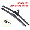 1PC Car Windshield Wiper Blades Hook Universal Soft Rubber Frameless Bracketless Car Wipers 14" 16" 18" 19" 20" 21" 22"