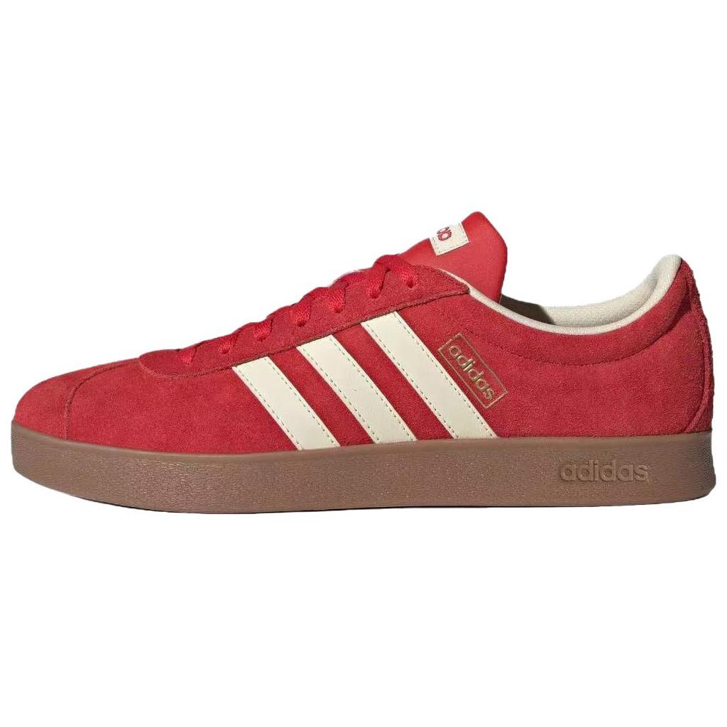 adidas Vl Court Classic Rok Konia CNY Lekkie i Oddychające Niskie Buty Skateboardowe Unisex Czerwień Chińska KK3774(Drużyna1497-)