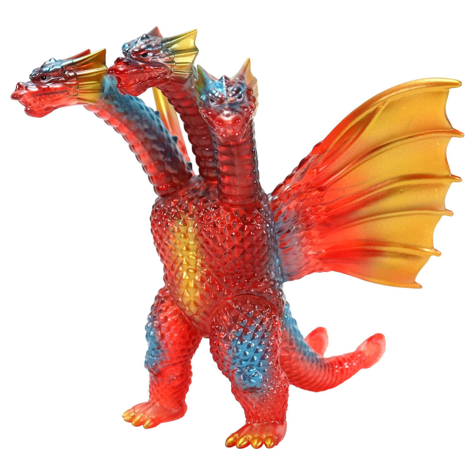 

Character Content Production CCP Middle Size Series Godzilla EX King Ghidorah Retro Red Clear 135mm PVC Painted Complete Figure (CCP) [12th Release]