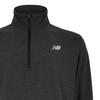 New Balance Mens Space Dye Quarter Zip Top