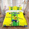 3Pcs Neymar Jr Brazil Celebration Bedding Sets For All Sizes New 3D Printed Bed Cover Comforter Duvet Cover Pillowcase Bedroom Decoration