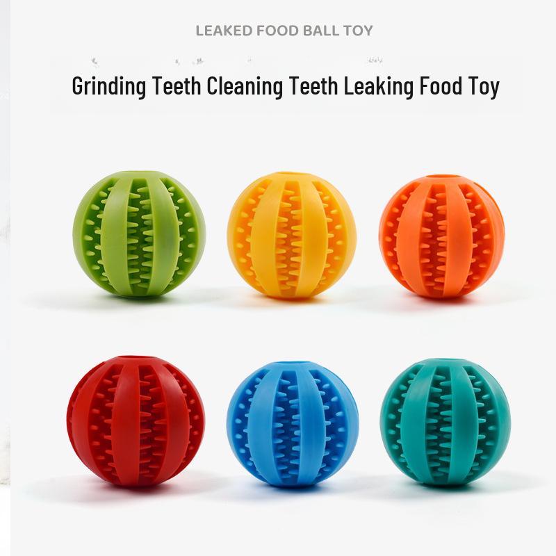 

Cross-Border Pet Dog Toy: Durable, Slow-Feed Interactive Ball for Dental Health and Training 5 cm