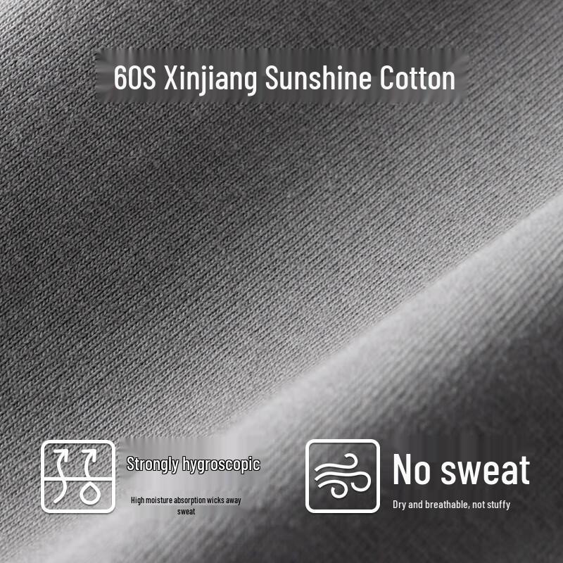 Xiang Le Mei Men's 5-Pack Pure Cotton Antibacterial Boxer Briefs