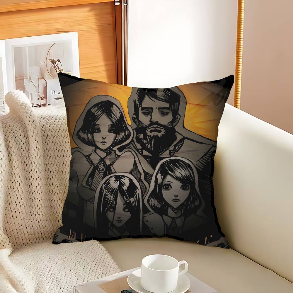 Popular Horror Game A-Alice M-Madness R-Returns Pillow Anime Pillow Sofa Bed Head Pillow Cover Cushion Cover 45x45 Cm Fashion