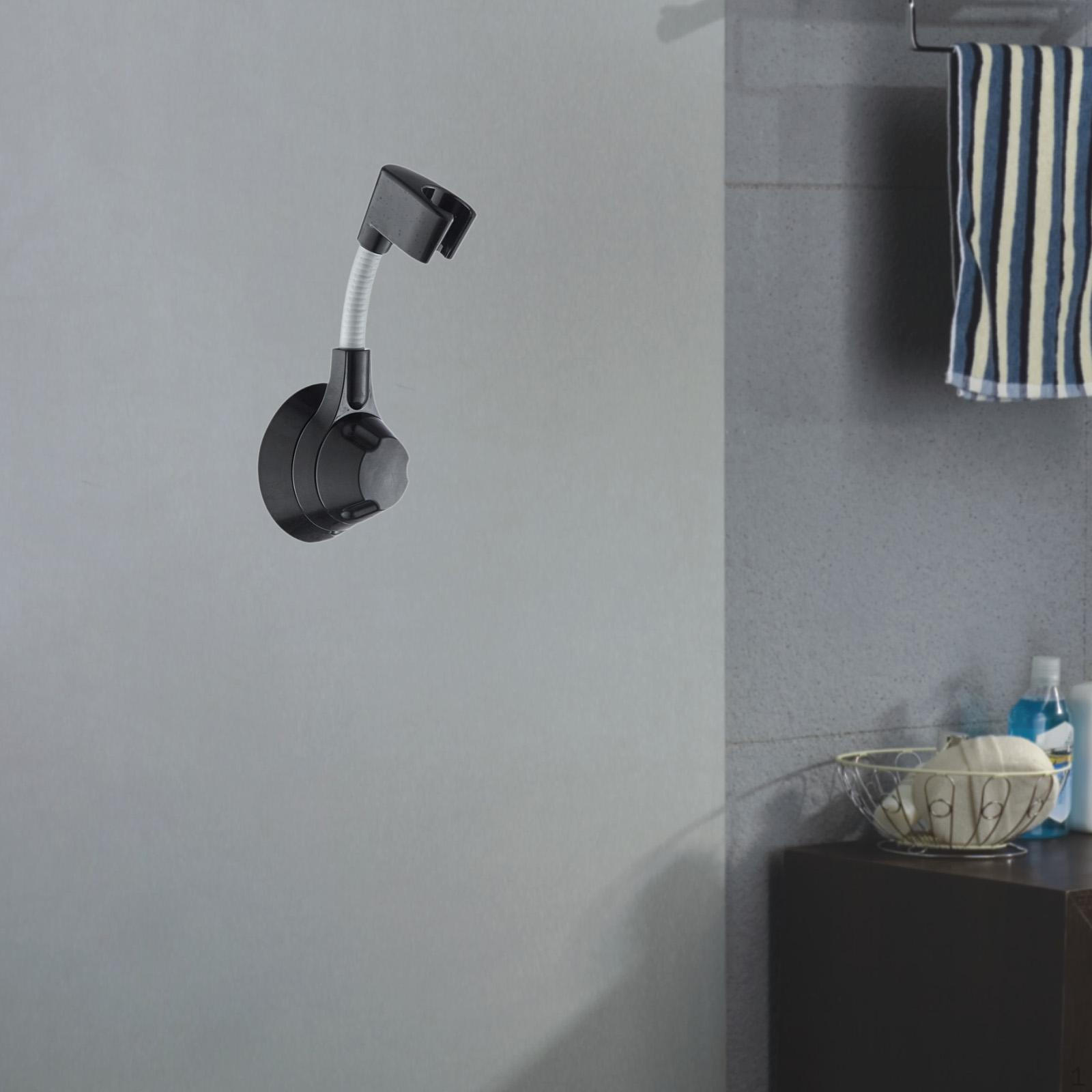 

Держатель для душевой лейки с регулируемым углом наклона, простая установка, настенный декоративный распылитель Matt Black