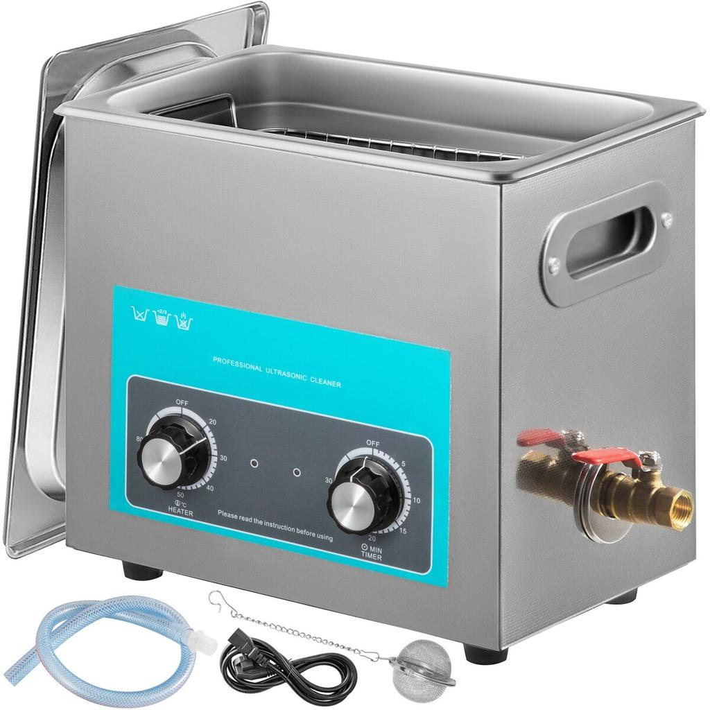 Ultrasonic Jewelry Cleaner with Heater Timer for Cleaning Eyeglass Rings