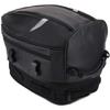 Motorcycle Seat Bag Tail Bag Saddlebags Waterproof Luggage Bag Multi Functional PU Leather Motorbike Helmet Bag Storage