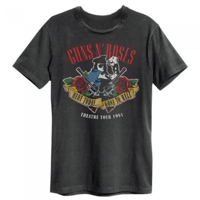 Amplified Mens Guns N Roses Gone To Hell T-Shirt
