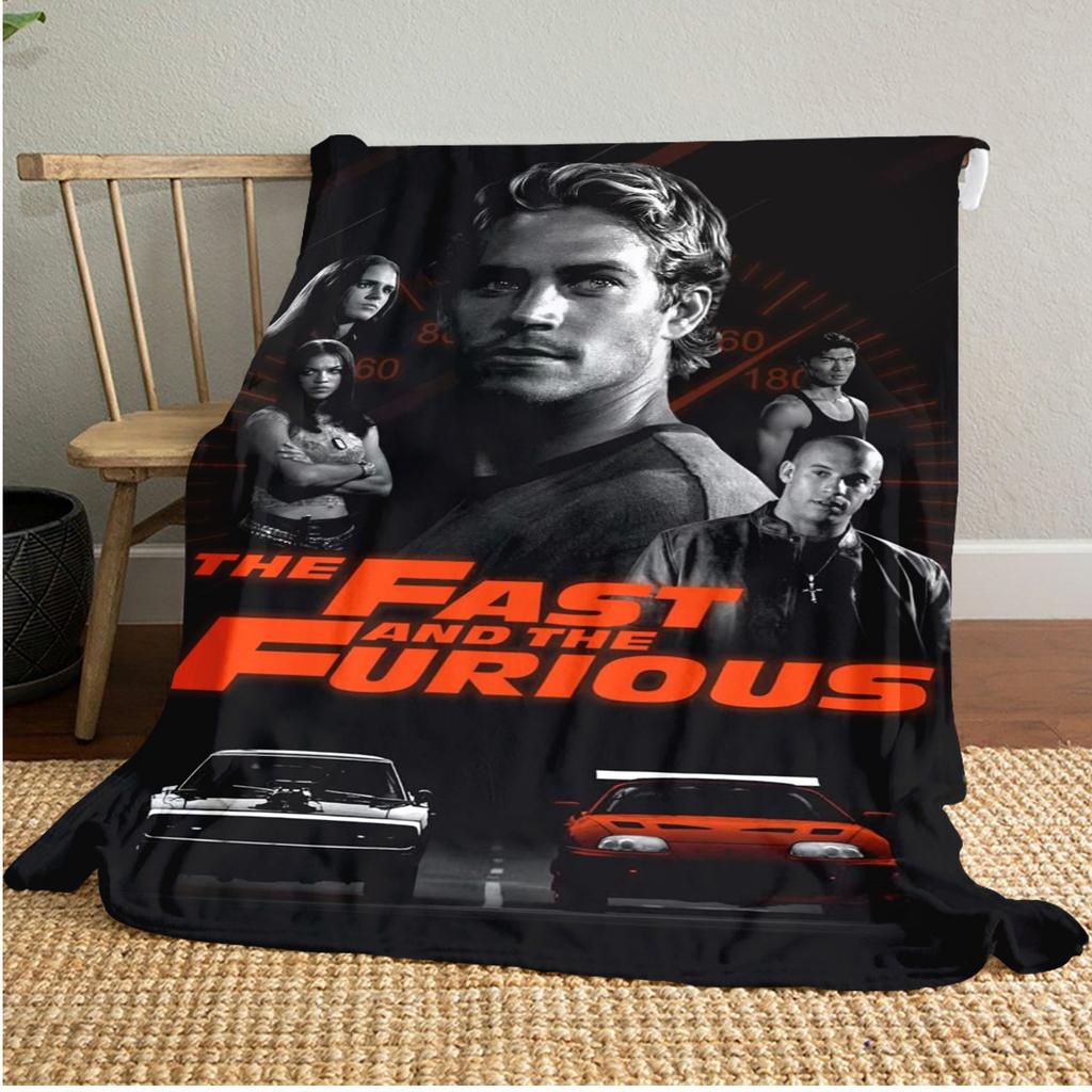 Fast Furious Action Blanket Soft And Portable All Season Home Bed Sofa Blanket Office Travel Nap Break Warm Blanket
