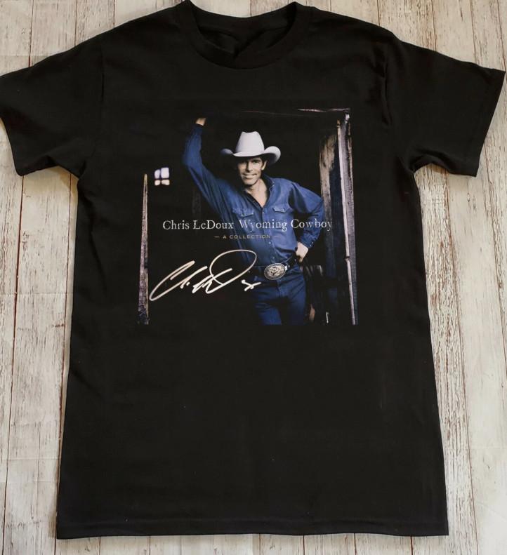 Singer Chris Ledoux SIGNATURE T Shirt Unisex Size S-2345XL black