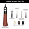 WUTA Leather Sewing Hand Sewing Speedy for Leather with Needle Set of 10 Small Needles Machine, Machine, Stitcher, Crafts, Chrome-Plated