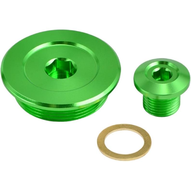 

Motorcycle Crankcase Engine Timing Cover Plug Compatible with KFX400 KFX 400 2003-2006 DRZ 400E 400S 400SM 2000-2024(Green) 5 зелений