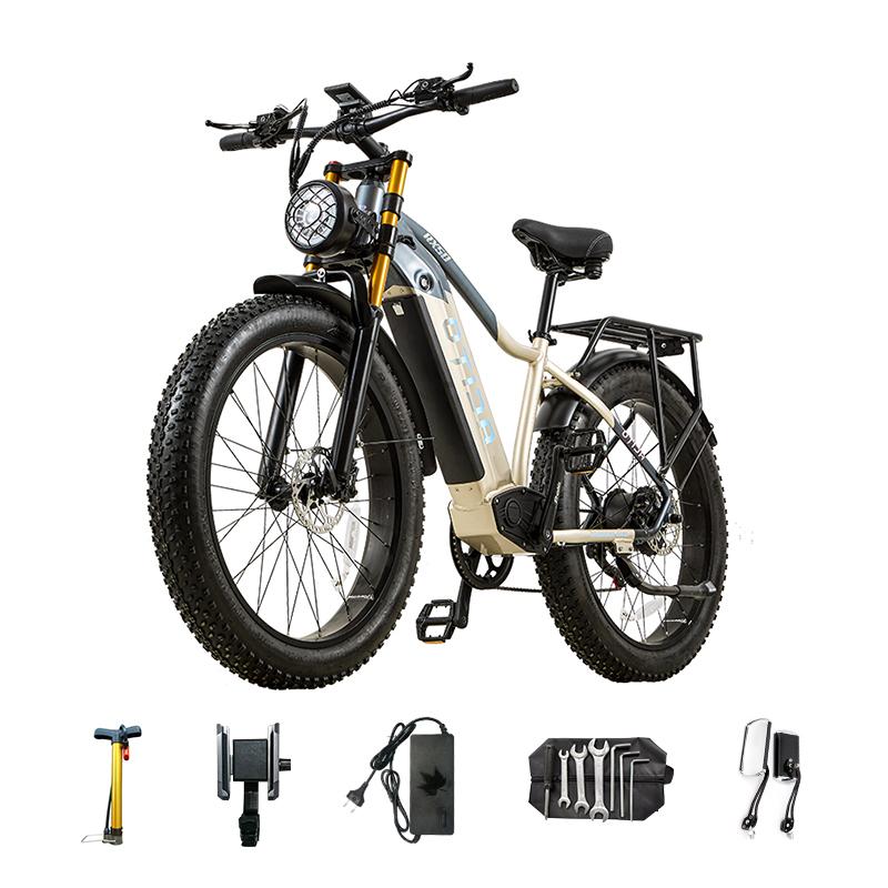 OTIDA electric bikes 1000W motor 48V20AH lithium battery hydraulic brake e-bike 26-inch adult mountain electric bike RX50