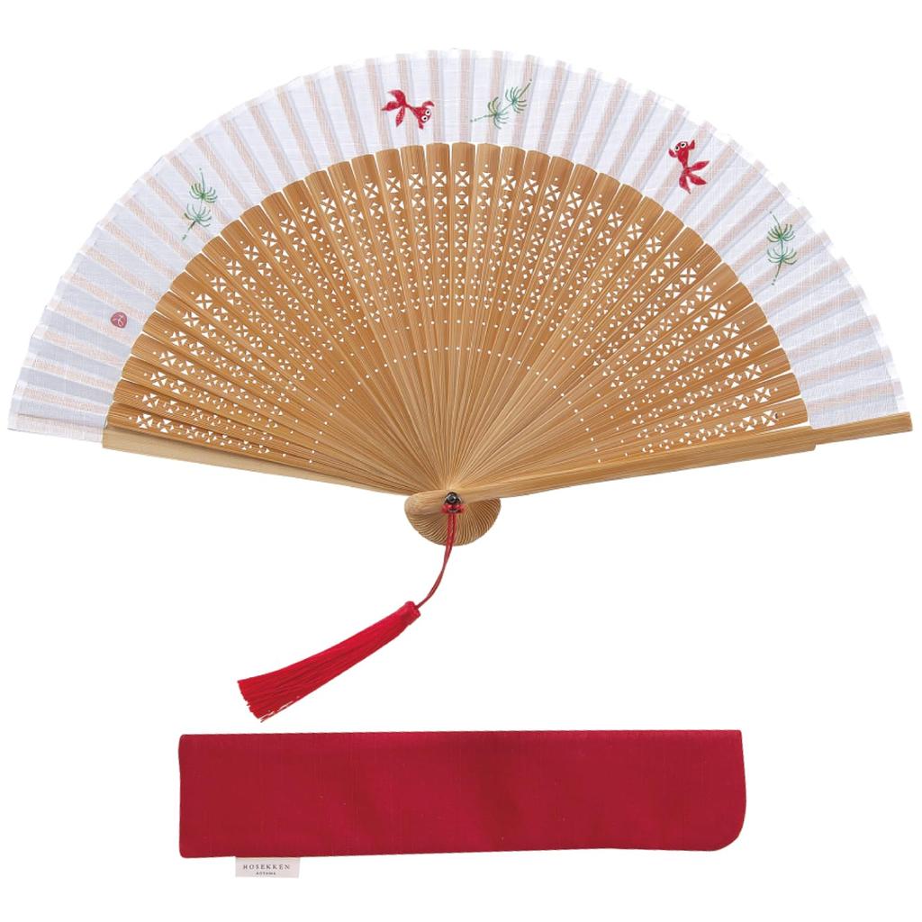 HOSEKKEN Folding Fan Brand That Combines Traditional Craftsmanship and Modern Ladies Hemp Japanese Japanese Day Gift [Hosekken] [High-quality