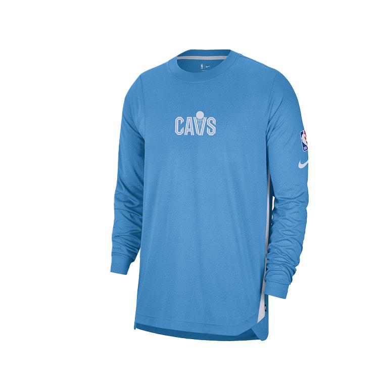 Nike Dri-Fit NBA Color Block Long Sleeve Basketball Shirt Unisex tops FZ0088-462 M