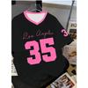 Sommer Modisch NR.35 Print Los Angeles V-Ausschnitt Damen Basic T-Shirt Locker und Bequem Kurzarm T-Shirt Tops Tee