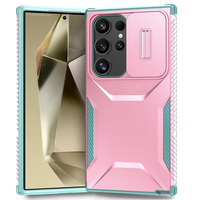 Suitable for Samsung S25 Ultra Harvester Flat Phone Case S23 Sliding Window 2 In 1 Stand Protective Cover