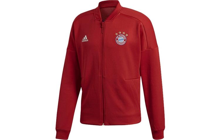 Adidas Bayern Munich Black Jackets Men s Red Baseball Collar Moderate Other CY6107 XXL