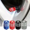 Bouchons de valve de pneu de roue de voiture en alliage d'aluminium Couvercles de tige de jante de pneu Étanche à la poussière d'air Pour Mitsubishi Asx Lancer Outlander Pajero