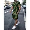 World Popular Men's Casual Fashion Camouflage Print Suit