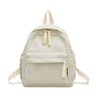 Schoolbag Hot-selling Velvet Backpack Women's Small 1011 New Fashion Corduroy Student Backpack Travel Small Backpack