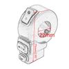 Motorcycle Head Light Turn Switch Motorcycle Headlight Horn Turn ON/Off Control Switches 3-in-1 Light Horn Turn Switch