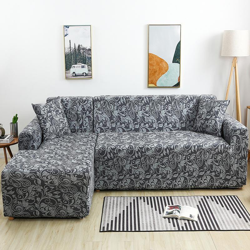 Elastic All-Inclusive Non-Slip Sofa Cover Sofa Slipcover Solid Color