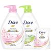 Dove Cherry Blossom & Refreshing Shower Gel Set