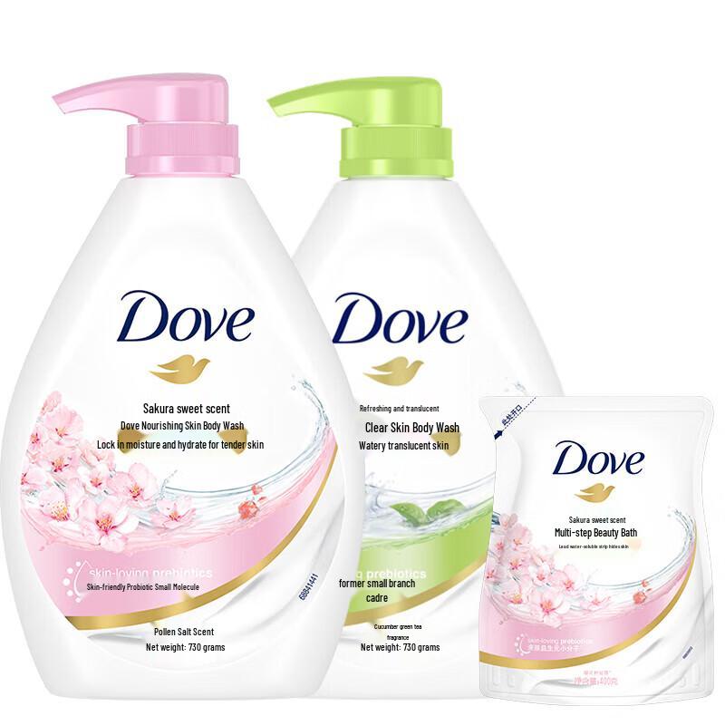 Dove Cherry Blossom & Refreshing Shower Gel Set